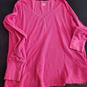 ❤ Two PJ Plus Tops - 2X